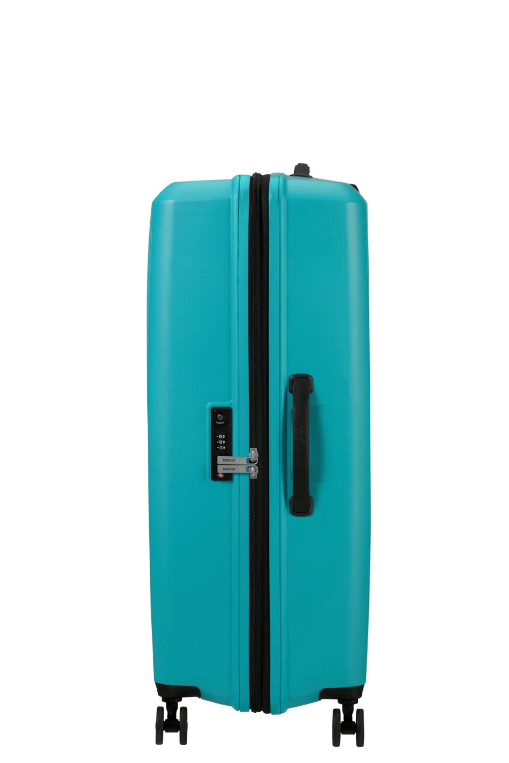 Чемодан American Tourister AEROSTEP 77x50x29/32 см Бирюзовый (MD8*21003) - фото 7