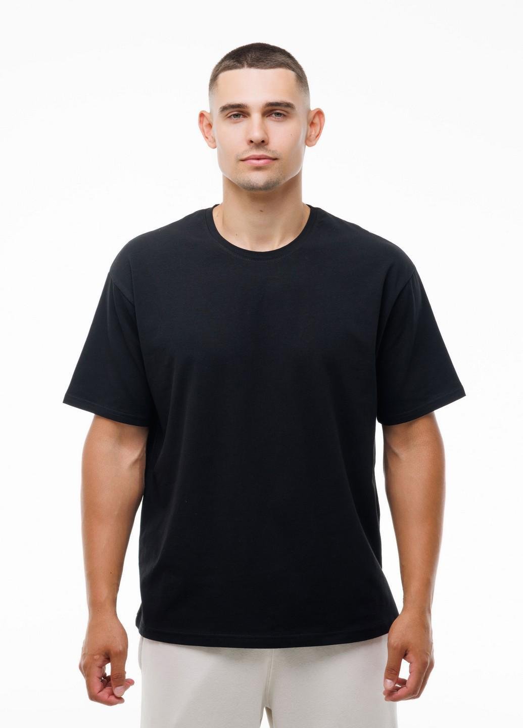 Футболка мужская Наталюкс oversize S Черный (4113633290911)