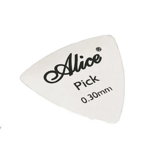 Медиатор металлический для гитары Alice 0,3 мм Серебристый 1 шт. (30295137)