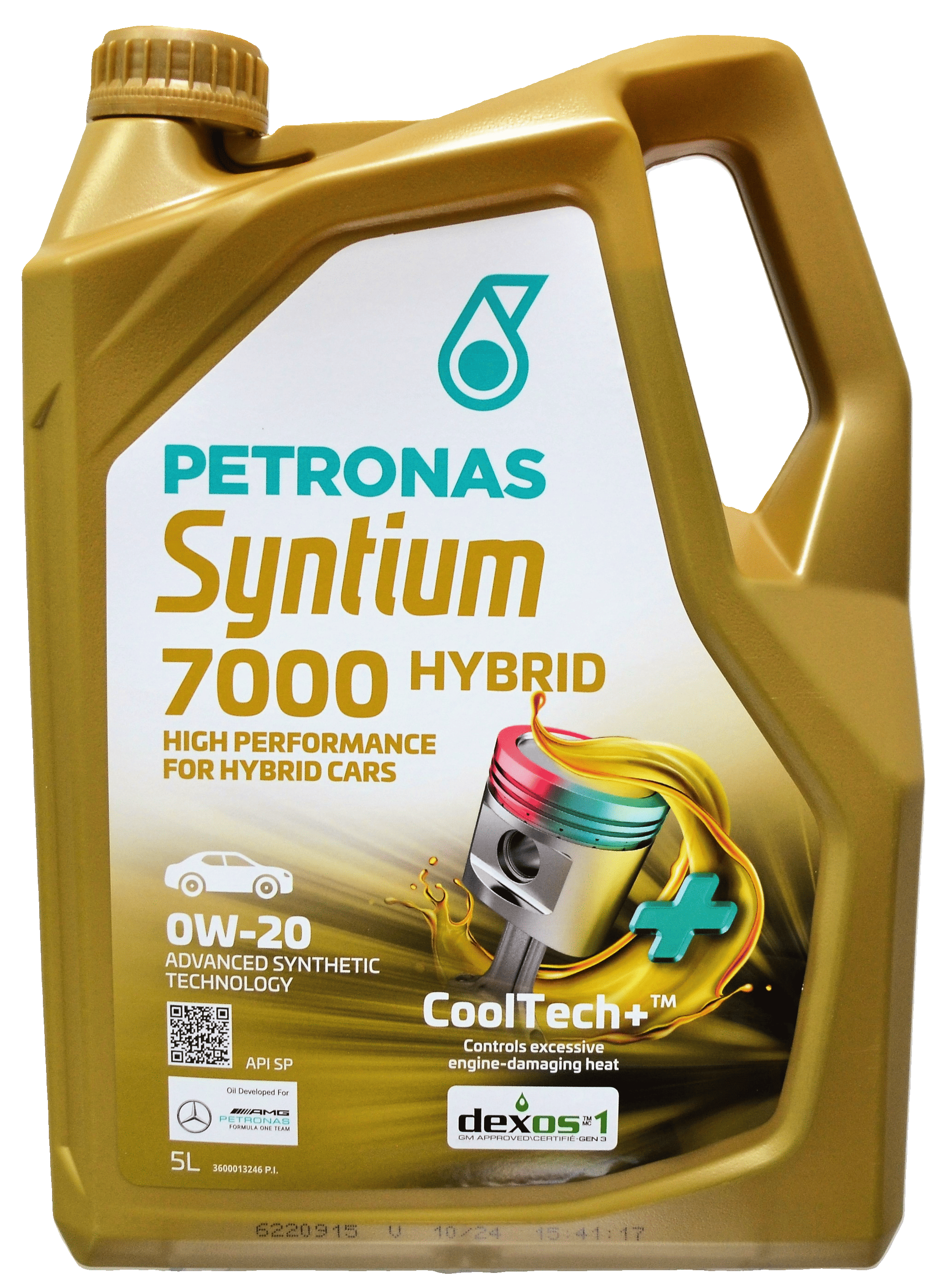Моторна олива PETRONAS LUBRICANTS Syntium 7000 HYBRID 0W-20 5 л (2443743294) - фото 2