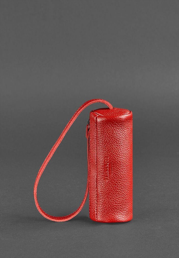 Ключница женская кожаная 3.0 Тубус Красный (A-026548) - фото 2 Ключница женская кожаная 3.0 Тубус Красный (A-026548) - фото 2