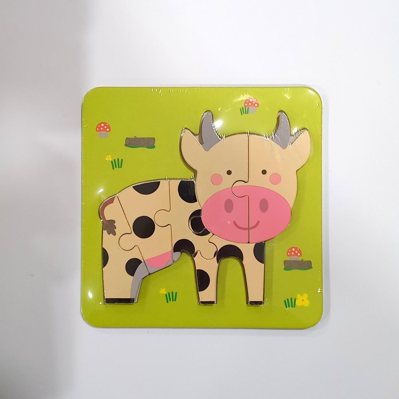 Пазл-вкладыш деревянная игра С 48702 Корова Вид 2 (6900067487025) Пазл-вкладыш деревянная игра С 48702 Корова Вид 2 (6900067487025)