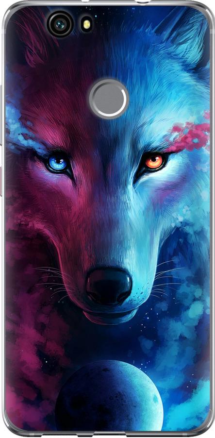 Чехол на Huawei Nova Арт-волк (3999u-439-42517)