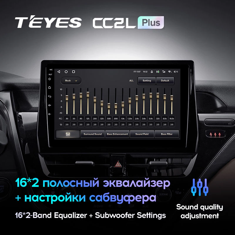 Автомагнитола штатная Teyes CC2L Plus для Toyota Camry VIII 8 XV70 2020-2021 Android 2/32 Гб (1591930645) - фото 4