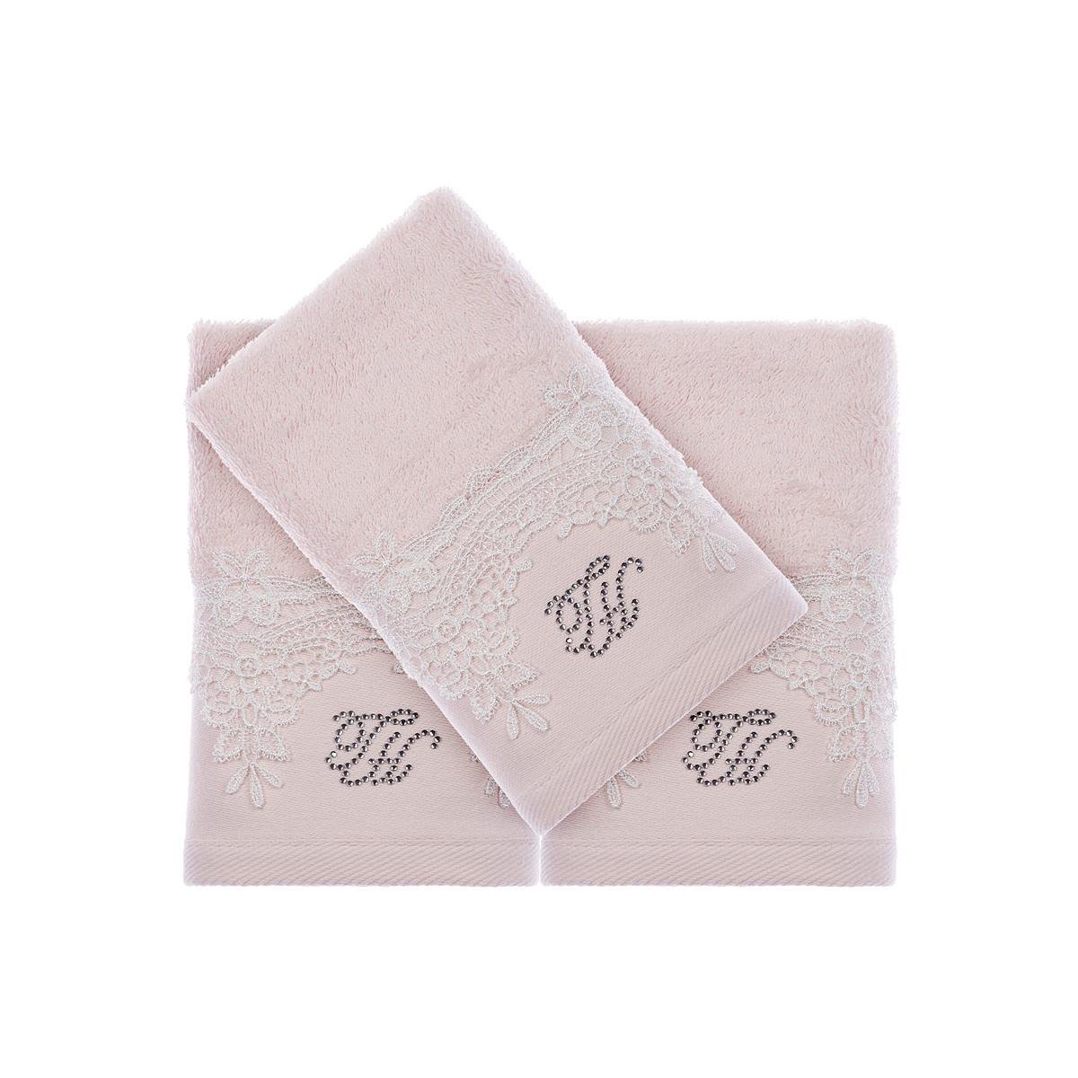 Кухонные полотенца Tivolyo Home Juliet pembe 3 шт. 30x50 см (2000022264308)