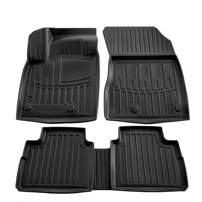Коврики Stingray 3D для Nissan X-trail T33/Rogue 2022- гг. полиуретан 4 шт. Черный (146358)