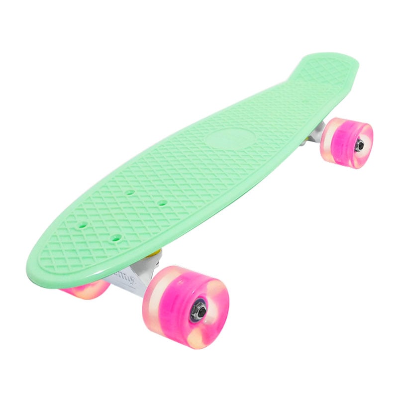 Пенниборд Penny Nickel Classic LUX 28" светящиеся колеса Мятный (2T2041)