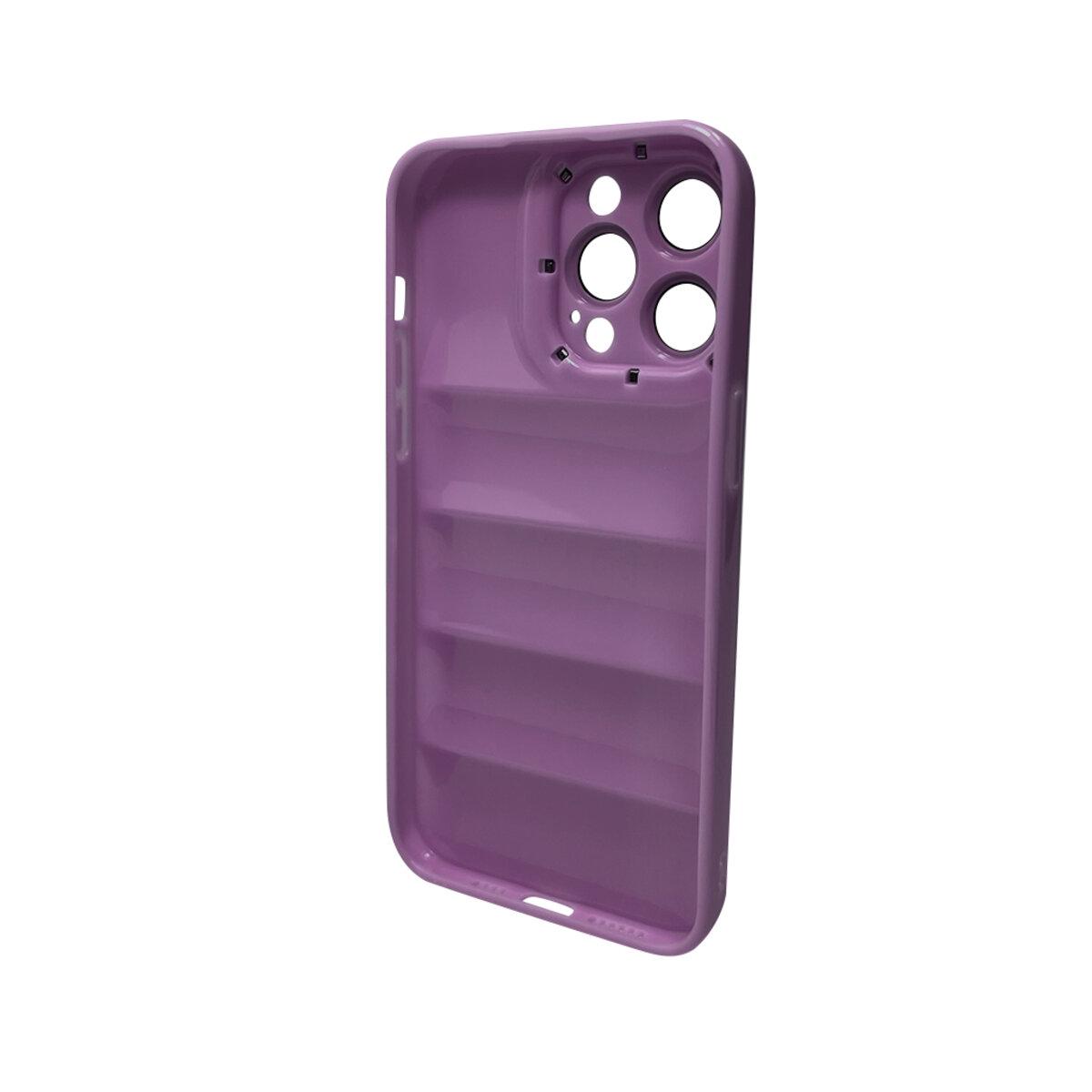 Протиударний чохол для Apple iPhone 13 Pro Max Down Jacket Frame / Purple - фото 2