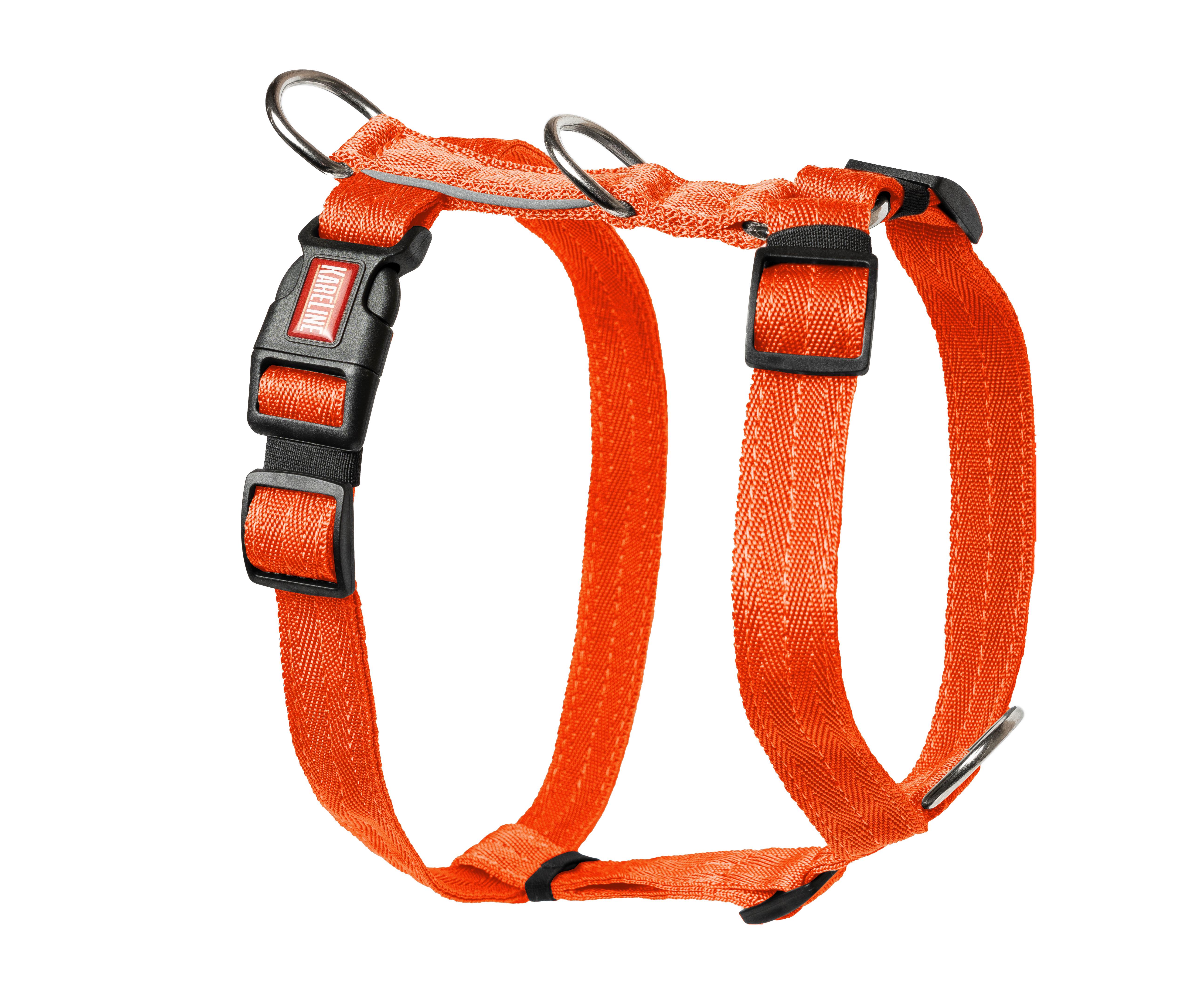 Шлейка анатомічна KareLine Keeper Active зі світловідбивним кантом 20 мм 300-470/400-580 мм Помаранчевий (0975/11)