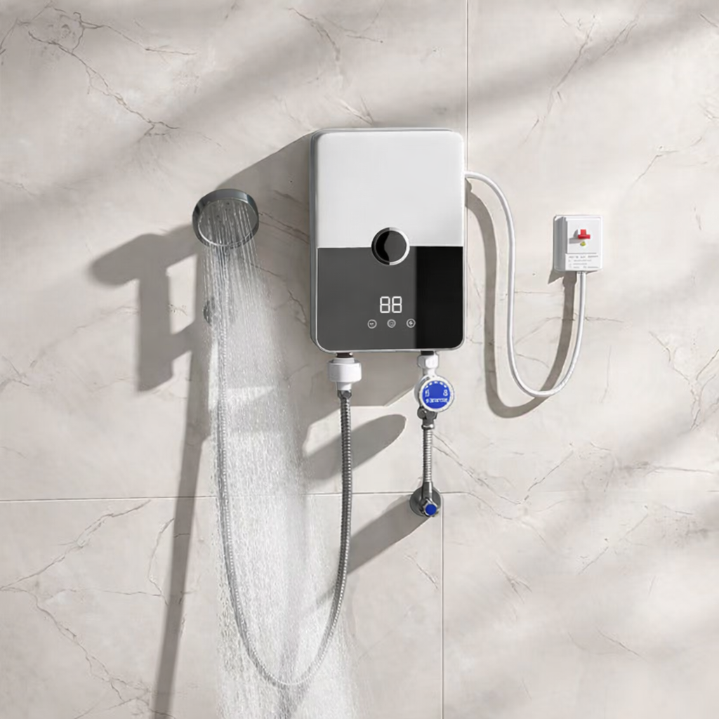 Проточный водонагреватель-душ с терморегулятором Aqua-Jet HOT FAST RYK-001Plus 5,5 кВт (RYK-001Plus)