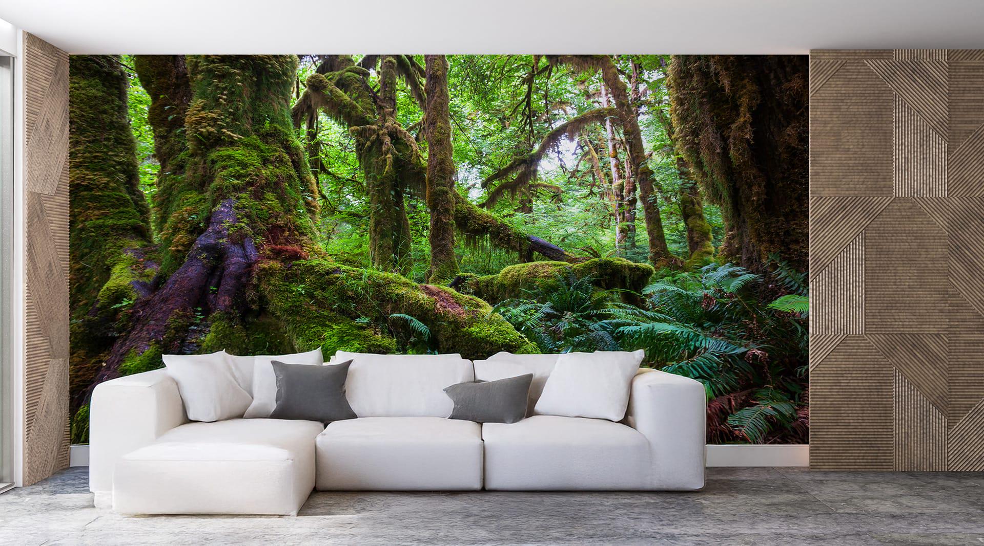 Фотошпалери флізелінові Styleo Print-walls Густі джунглі 0274 400х250 см (Pw-0274/4)