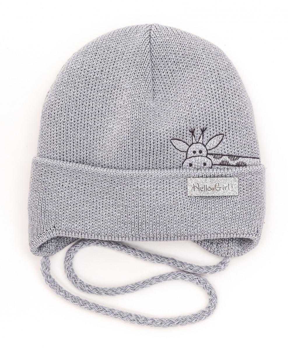 Шапка детская зимняя Alex Джина 42-46 см Серый