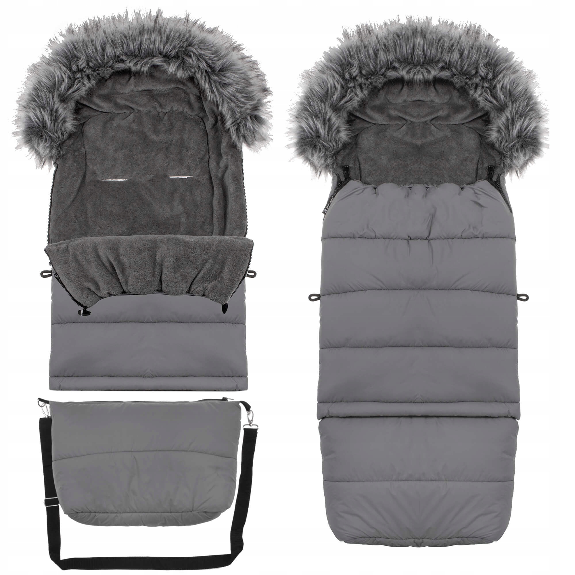 Детский конверт Springos Maxi для коляски и санок 4в1 Grey (SB0023) - фото 2