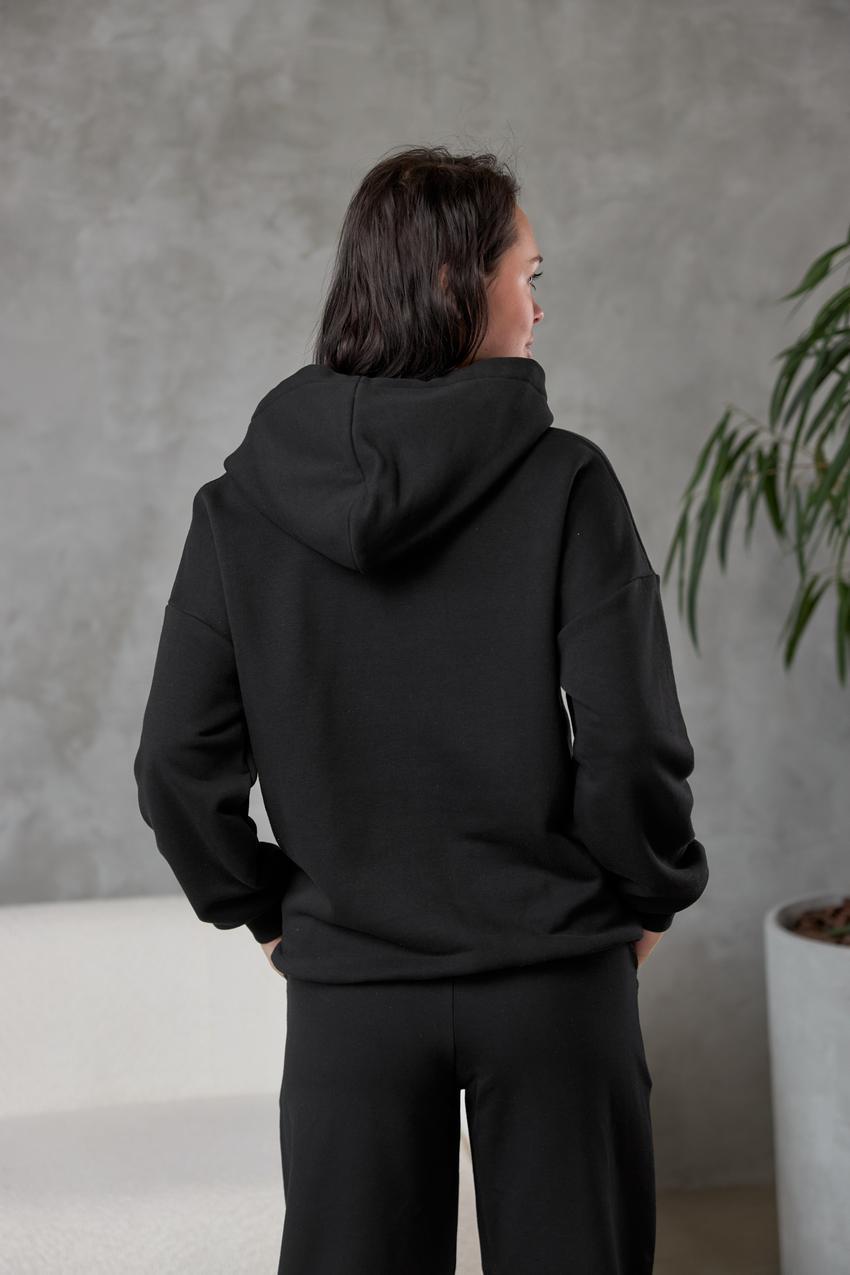 Худи женское М175.3 M Черный (842-1-61) - фото 2 Худи женское М175.3 M Черный (842-1-61) - фото 2