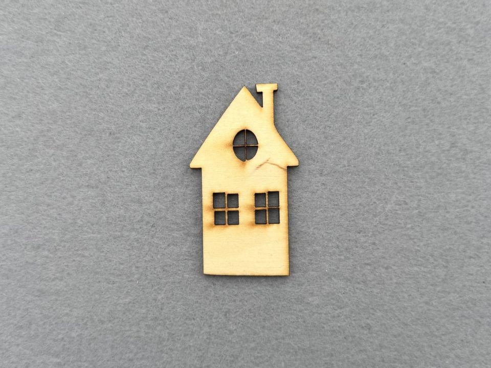 Декор из фанеры Домик 10 шт.