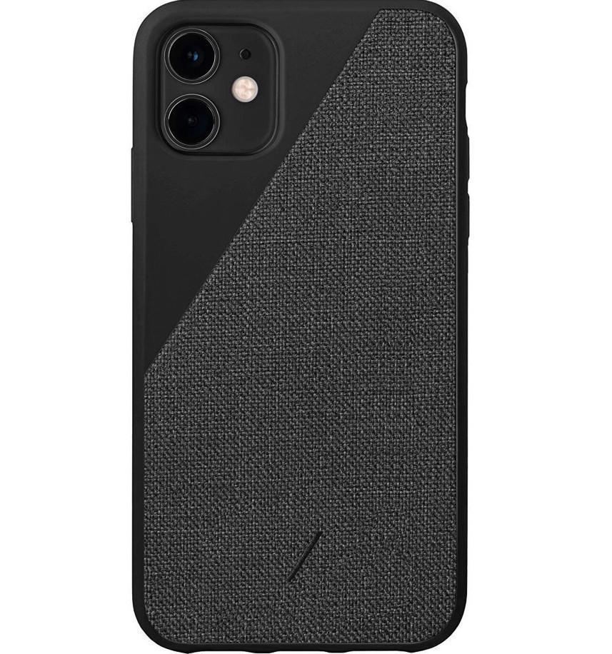 Чохол-накладка Native Union Clic Canvas Case for iPhone 11, Black (CCAV-BLK-NP19M) - фото 1