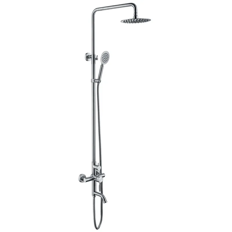 Душевая колонна со смесителем Champion SUS-009-J из нержавеющей стали Chrome (CH6540) Душевая колонна со смесителем Champion SUS-009-J из нержавеющей стали Chrome (CH6540)