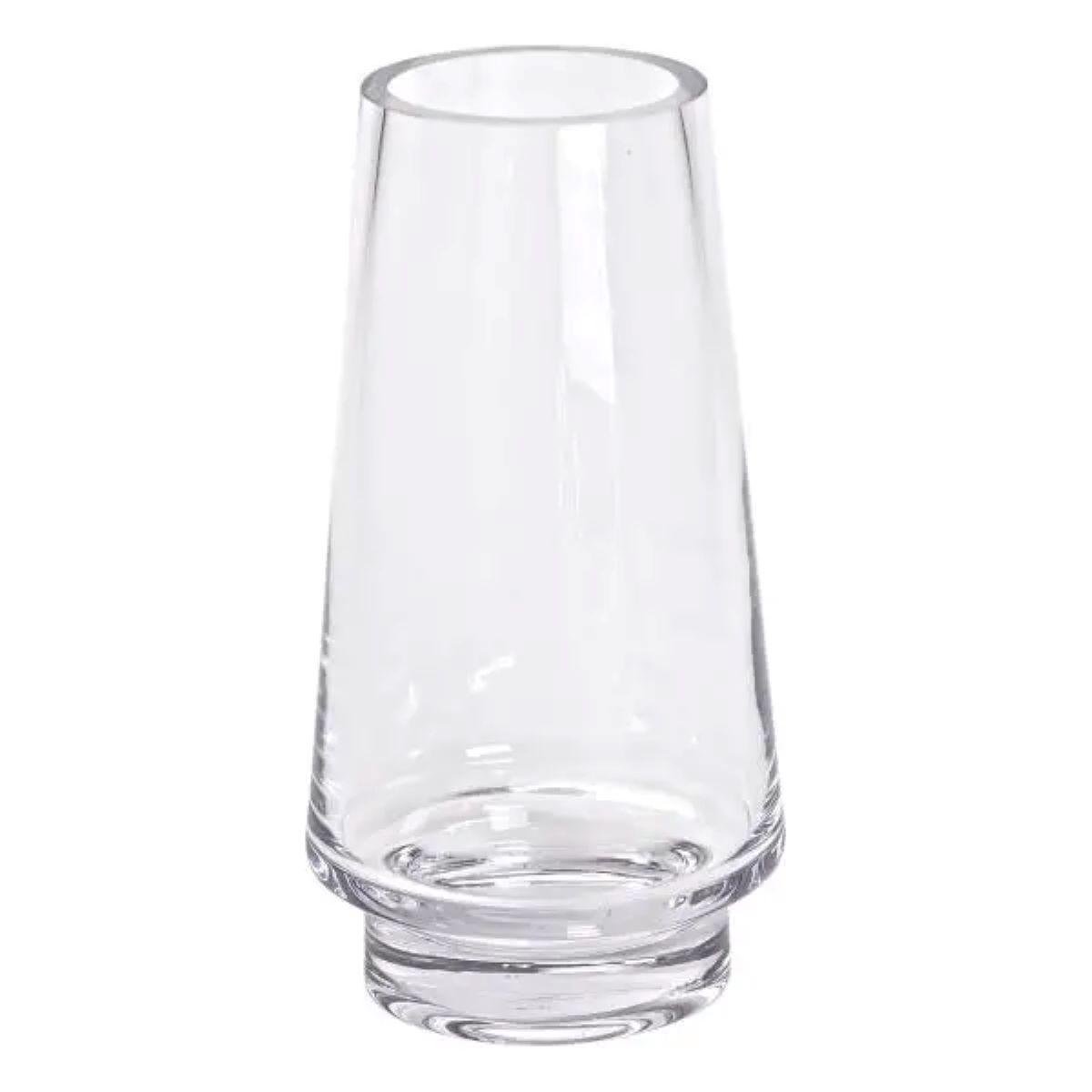 Ваза стеклянная для цветов Light House 1 л 21 см Прозрачный (LG-20192)