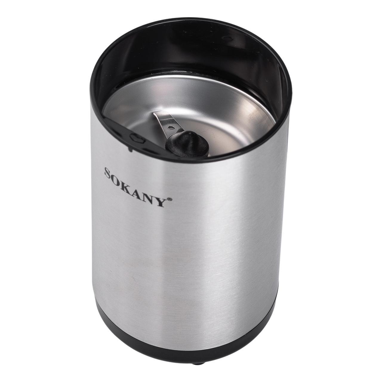 Кавомолка електрична Sokany SK-04014 для дрібного помолу 150 Вт 50 г (5875) - фото 5 Кавомолка електрична Sokany SK-04014 для дрібного помолу 150 Вт 50 г (5875) - фото 5
