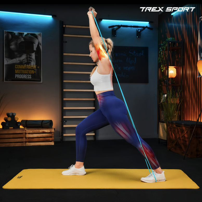 Набір резинок для фітнесу TREX Sport TX-004PB Power Band 4в1 2-41 кг (4981) - фото 5