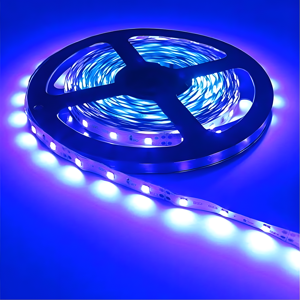 Светодиодная лента внутренняя 12V 5 м 120 LED на метр статический режим Синий