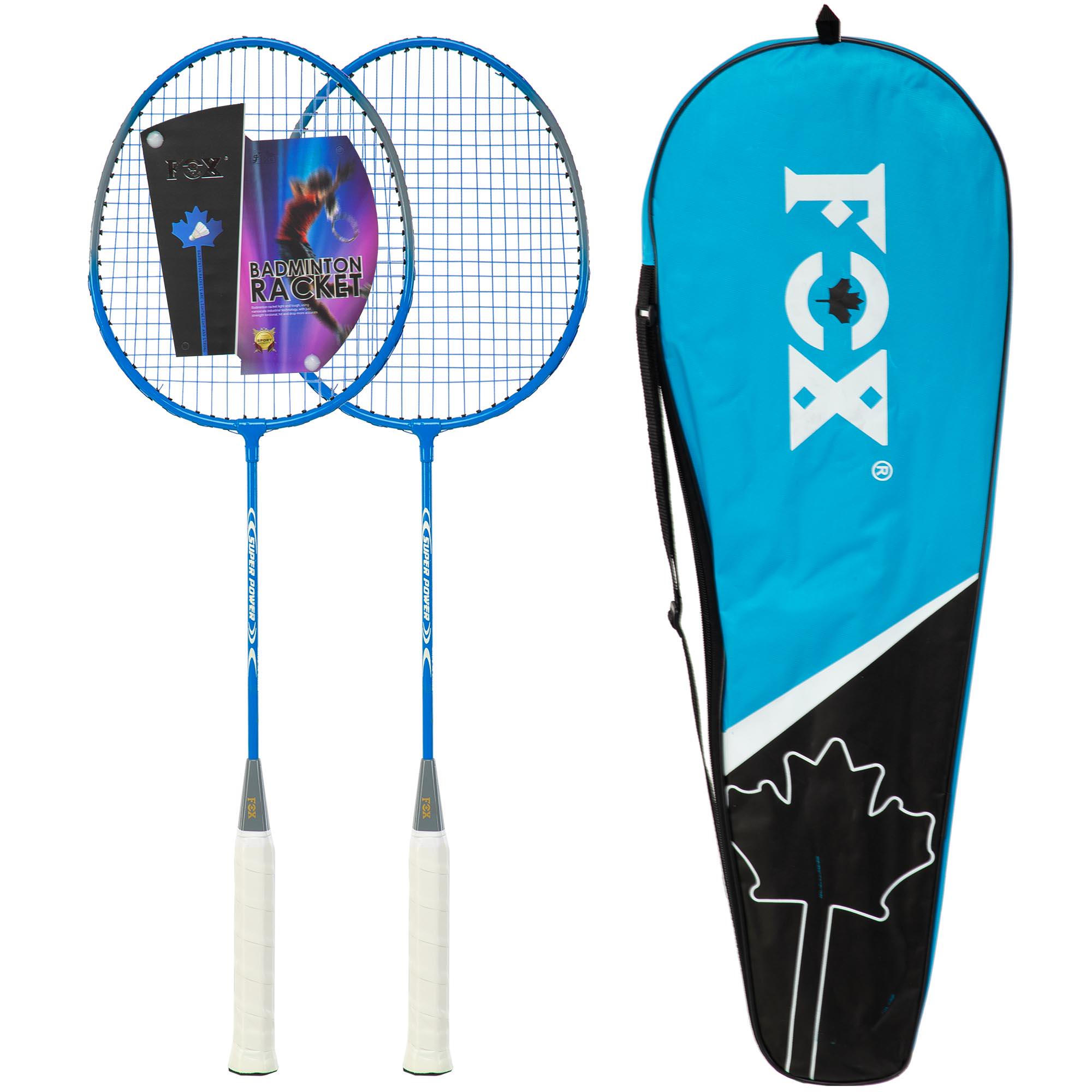 Набір для бадмінтону Fox Fox-6636 2 ракетки в чохлі Синій (FOX-6636_Синий)