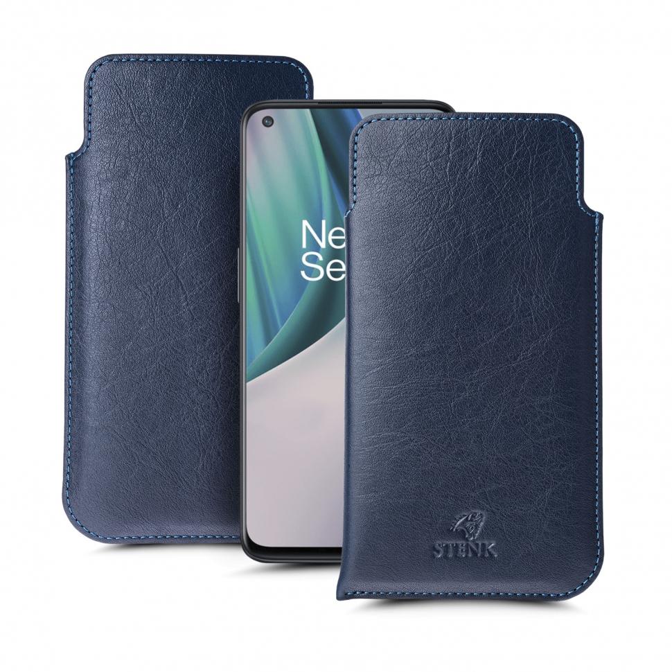Футляр Stenk Elegance для OnePlus Nord N10 Синий (68012)