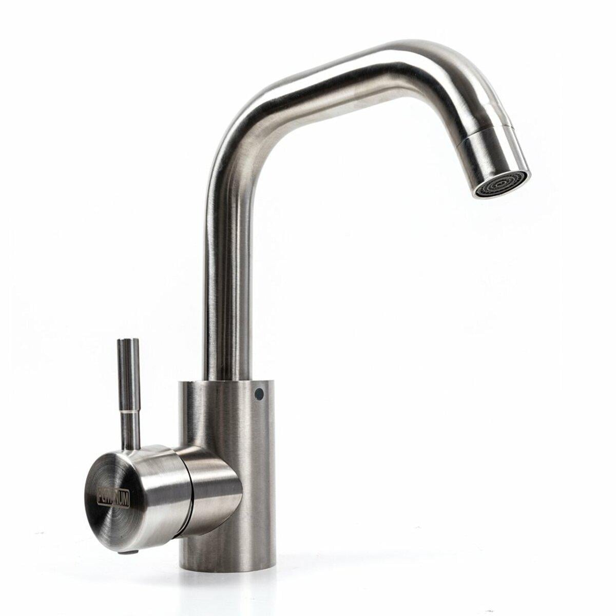 Смеситель для кухни Platinum LN34 однорычажный Никель (PLTM-SP000039908)