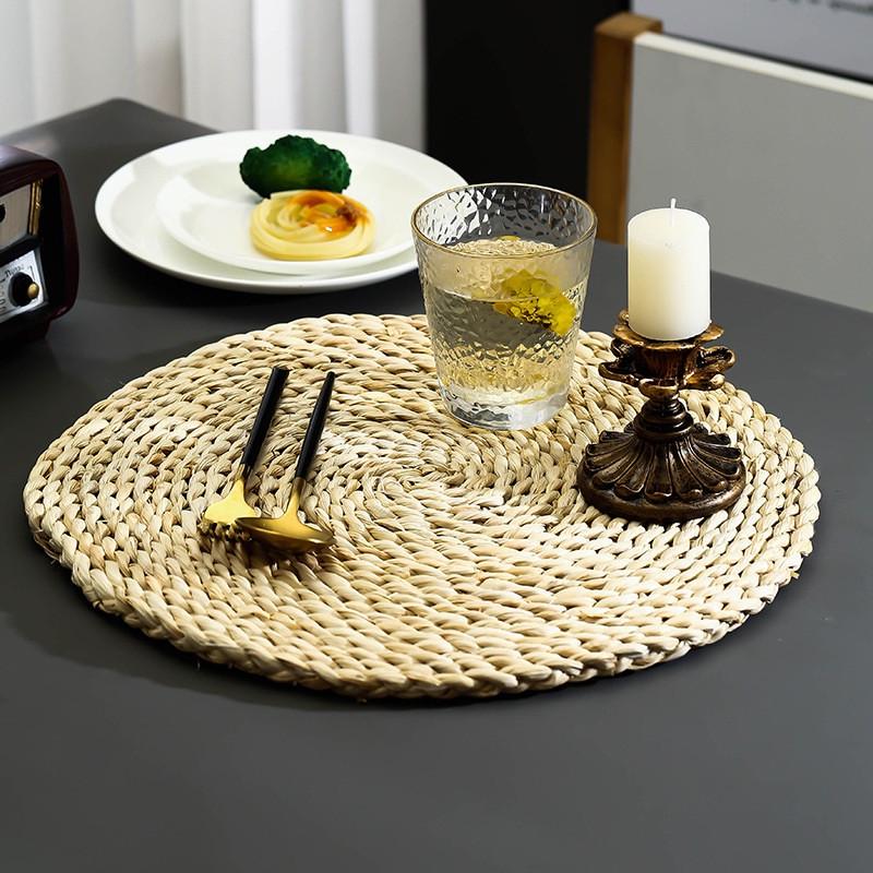 Салфетка сервировочная круглая 38 см Бежевый (18444) - фото 2 Салфетка сервировочная круглая 38 см Бежевый (18444) - фото 2