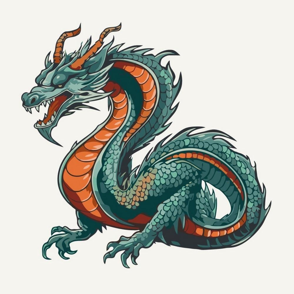 Картина по номерам ART CRAFT Дракон 40x40 см Разноцветный (PM-194-K-877)