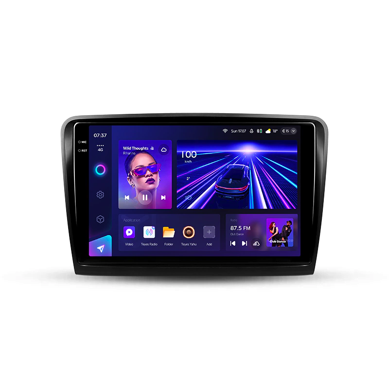 Автомагнитола штатная Teyes для Skoda Superb 2 B6 2008-2015 Android СС3 2K 6/128G 360°