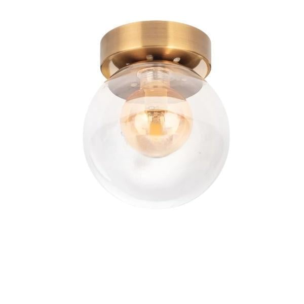 Потолочный светильник Retro Minimalist с плафоном Gold/Amber (CL-000101/GLD+AMB) - фото 1 Потолочный светильник Retro Minimalist с плафоном Gold/Amber (CL-000101/GLD+AMB) - фото 1