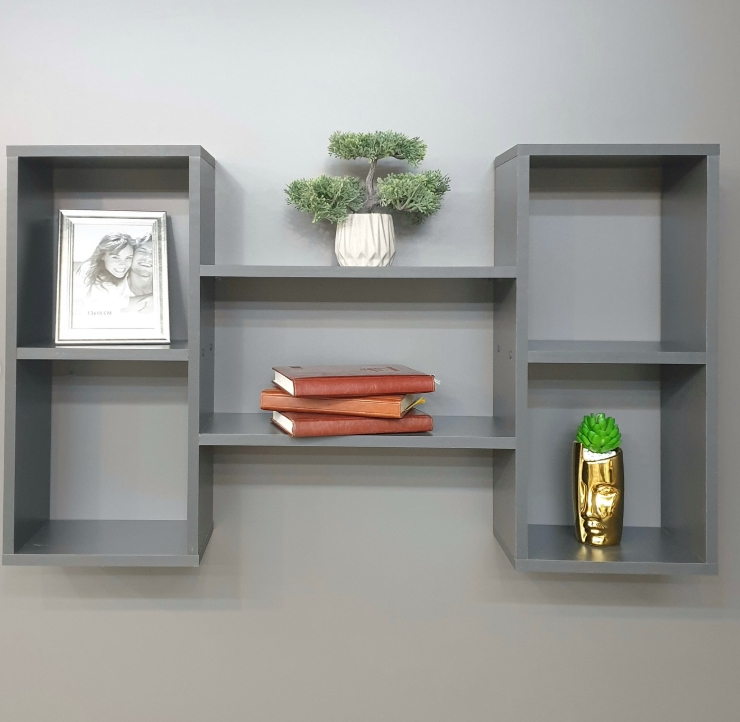 Навесная полочка 812х180х600 мм Антрацит