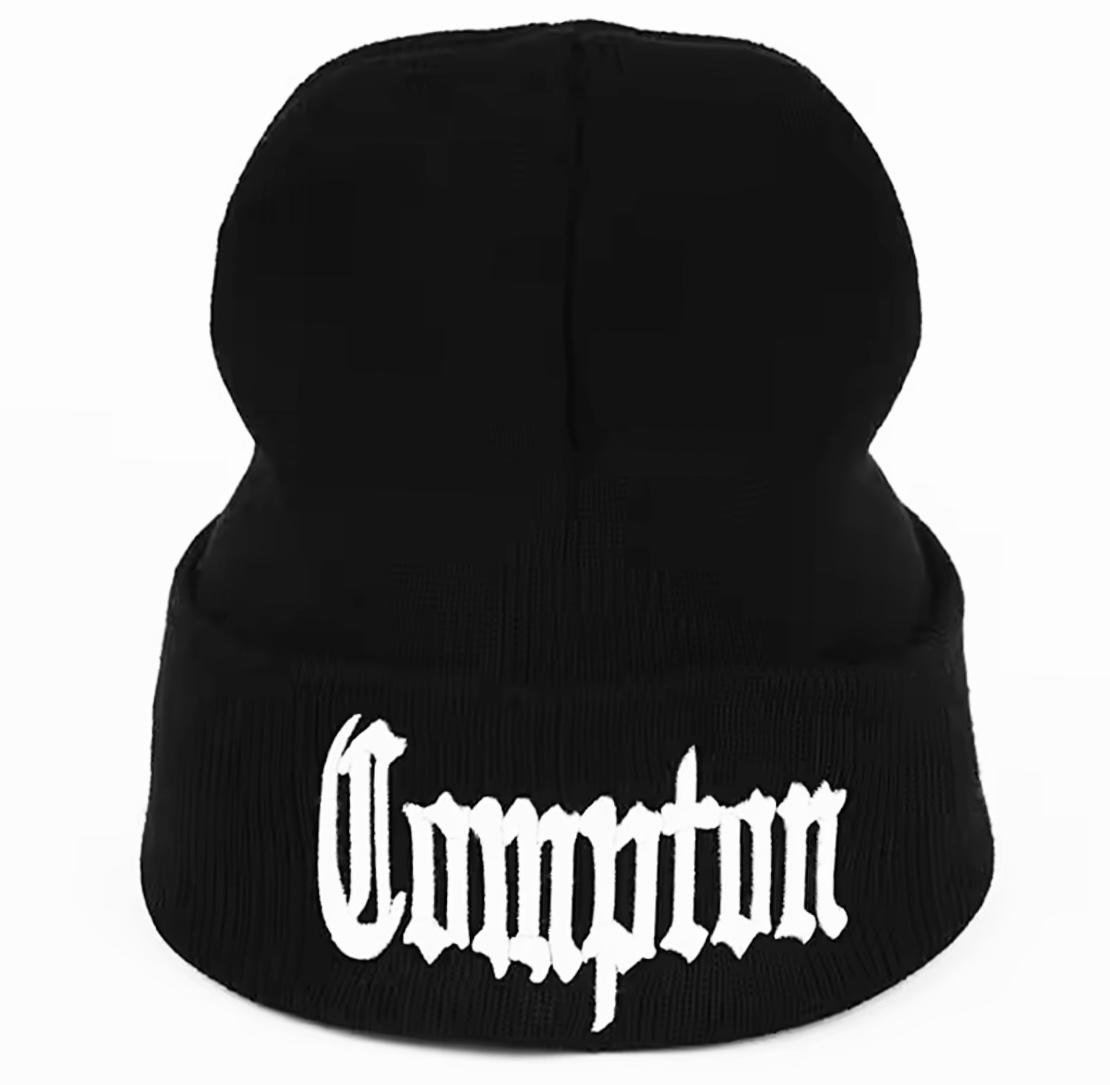 Шапка Wuke Compton с подворотом унисекс one size Черный