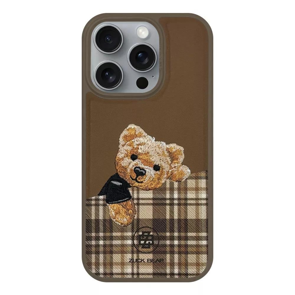 Чехол для телефона iPhone 16 Pro Max Polo Darren Leather Case цвет золотой PD-86D