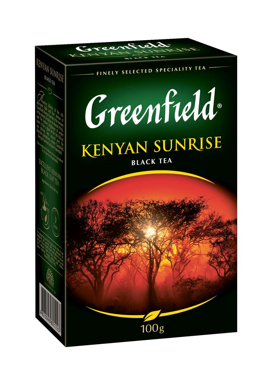 Чай Greenfield Kenyan Sunrise черный кенийский листовой 100 г (9945)