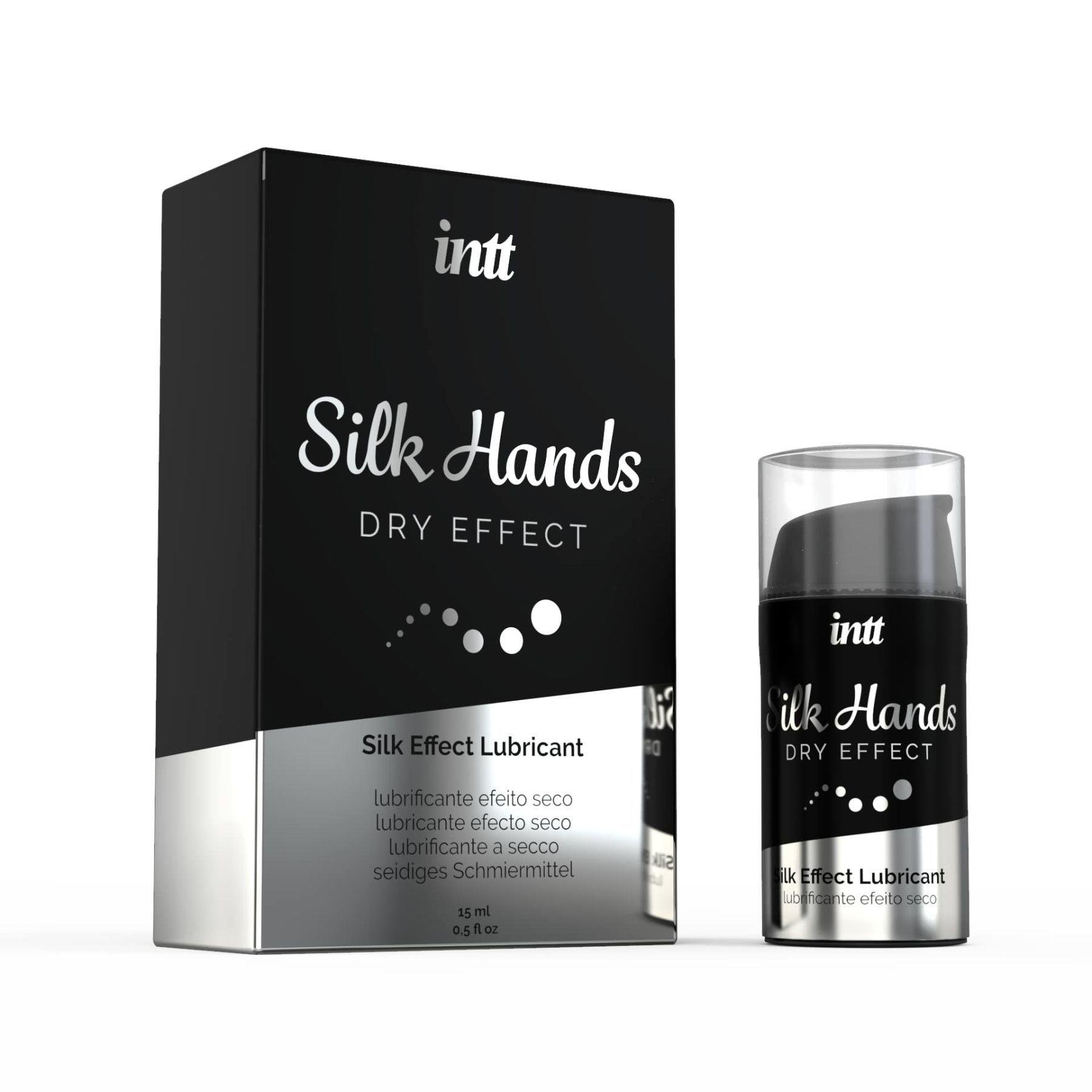 Ульта-густий силіконовий лубрикант Intt Silk Hands з матовим ефектом 15 мл