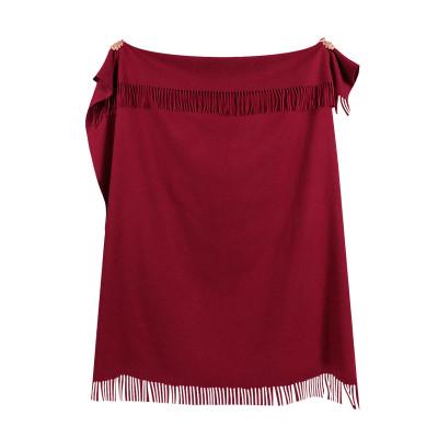 Плед леон 140х200 см Темно-красный - фото 3 Плед леон 140х200 см Темно-красный - фото 3