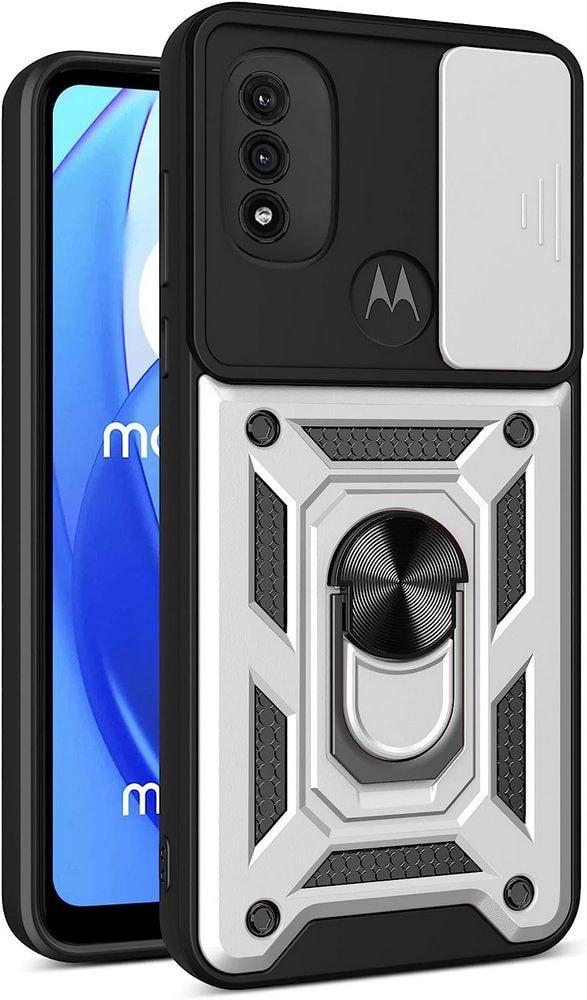 Чохол із захистом камери 3DGuard Motorola E20 Silver (32449-59)