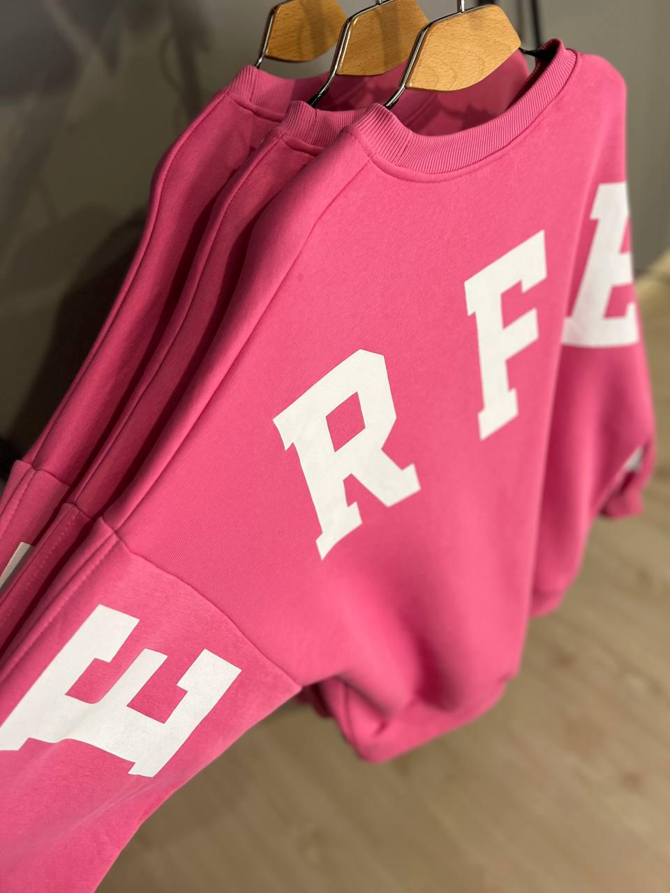 Свитшот женский DAVRAS 6001 PERFECT удлиненный утепленный на флисе OS Розовый (1047) - фото 2 Свитшот женский DAVRAS 6001 PERFECT удлиненный утепленный на флисе OS Розовый (1047) - фото 2