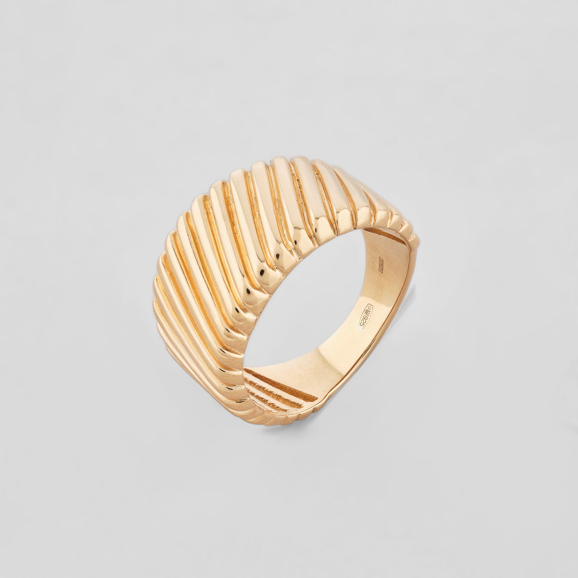 Серебряное кольцо Minimal Спираль р. 18 (1085п-18)
