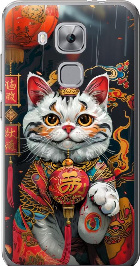 Чехол на Huawei Nova Plus China Cat v2 (6135u-961-42517) Чехол на Huawei Nova Plus China Cat v2 (6135u-961-42517)