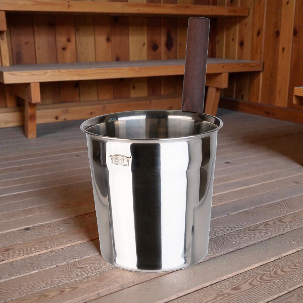 Шайка Tesli Steel 5 л