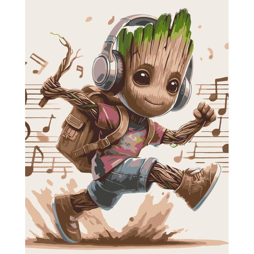 Картина по номерам ART CRAFT Музыкальный Грут 16521-AC 40x50 см (16521-AC) Картина по номерам ART CRAFT Музыкальный Грут 16521-AC 40x50 см (16521-AC)