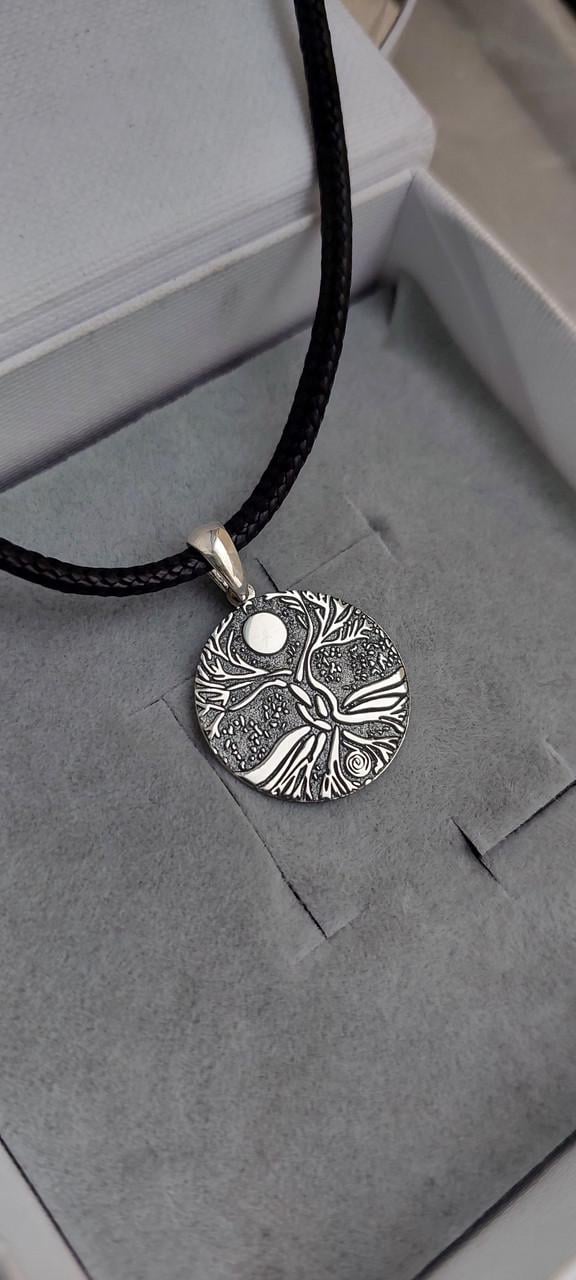 Кулон Серебряный Дерево рода 2,5 см 925 проба (29918514)