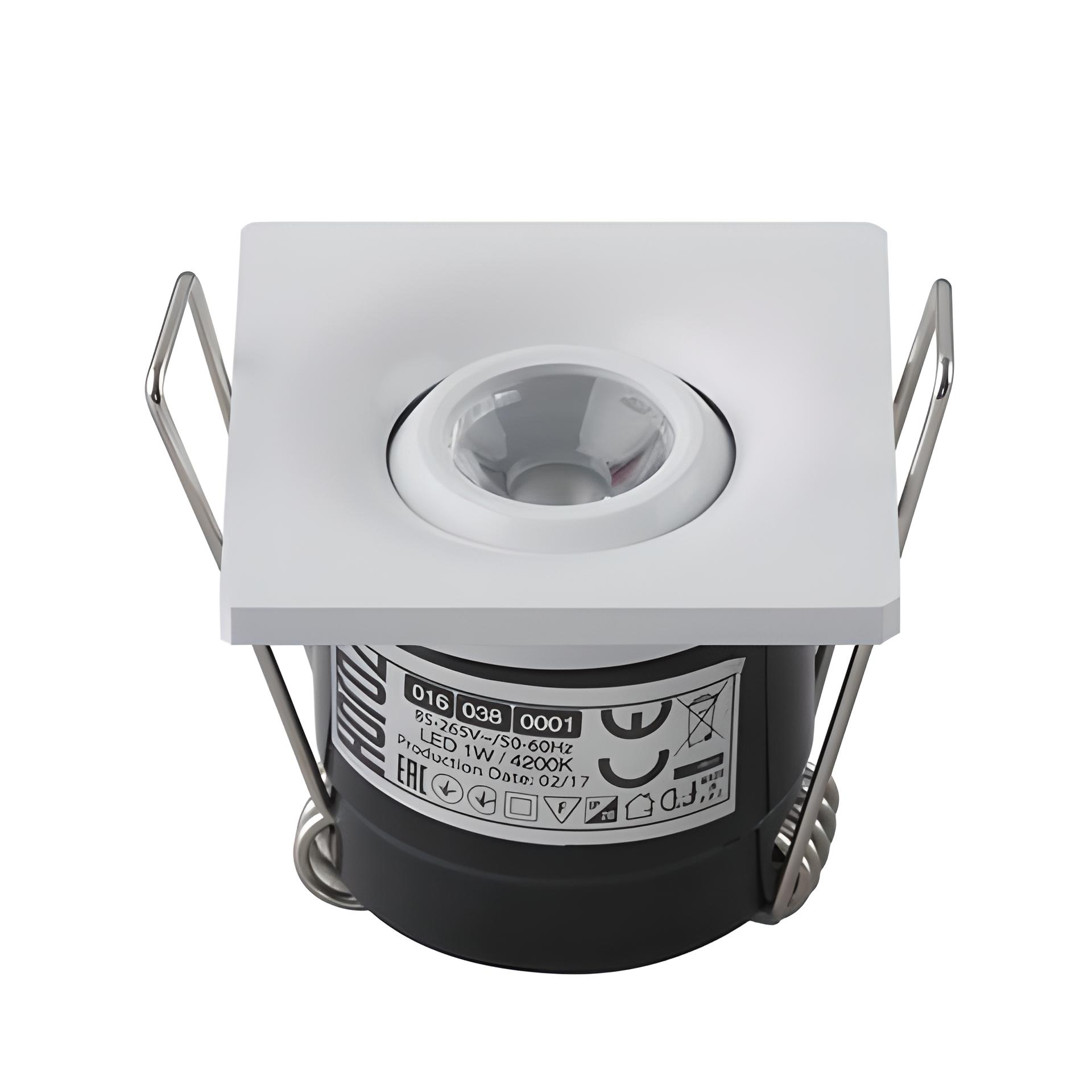 Світильник точковий LED Horoz Electric Laura 1W 4200К Білий