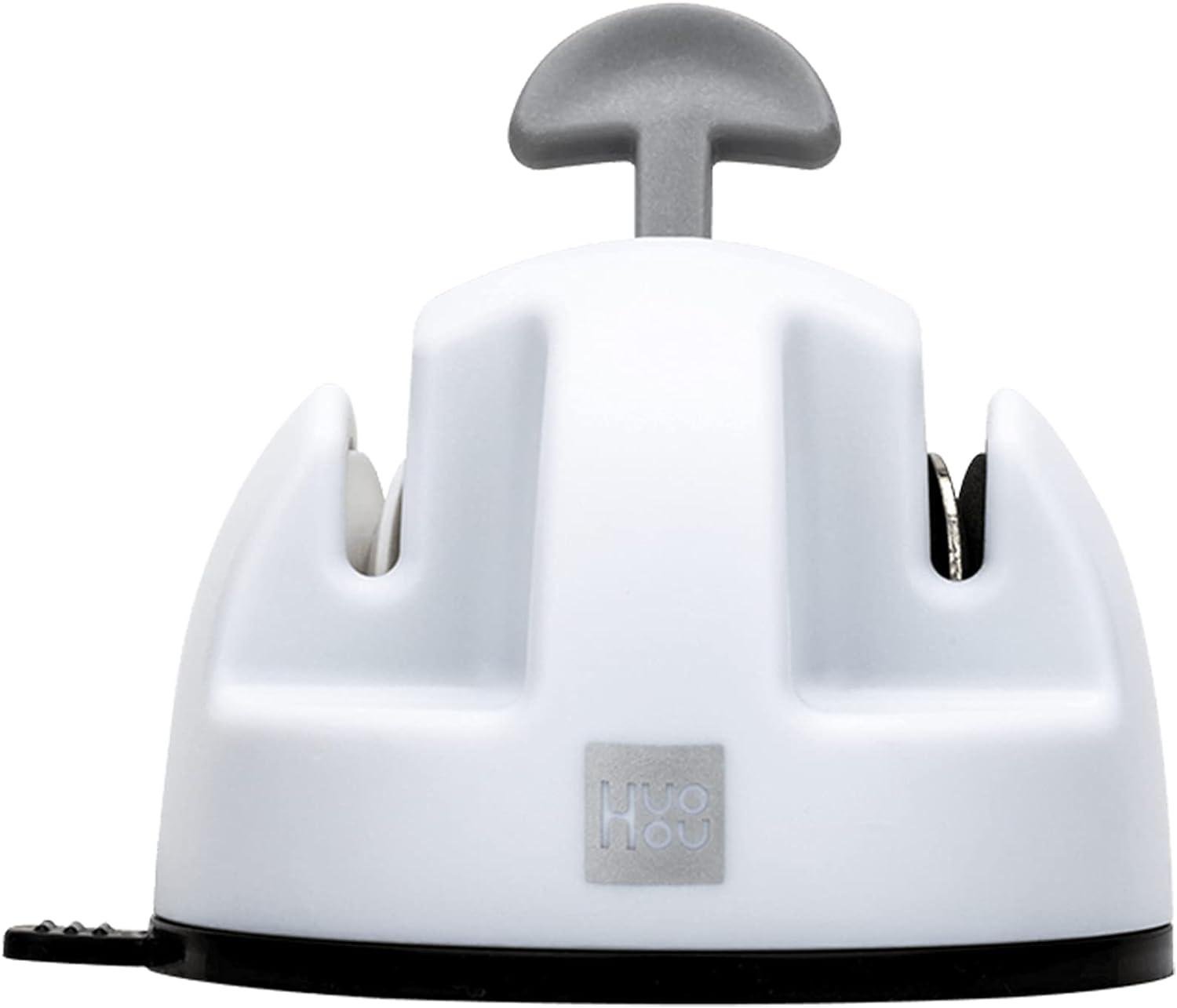 Точилка для ножей ручная Huohou Mini Double-Wheel Knife Sharpener White (HU0084)