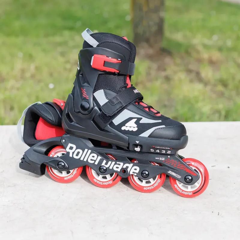 Ролики детские Rollerblade Microblade Black/Red - фото 7