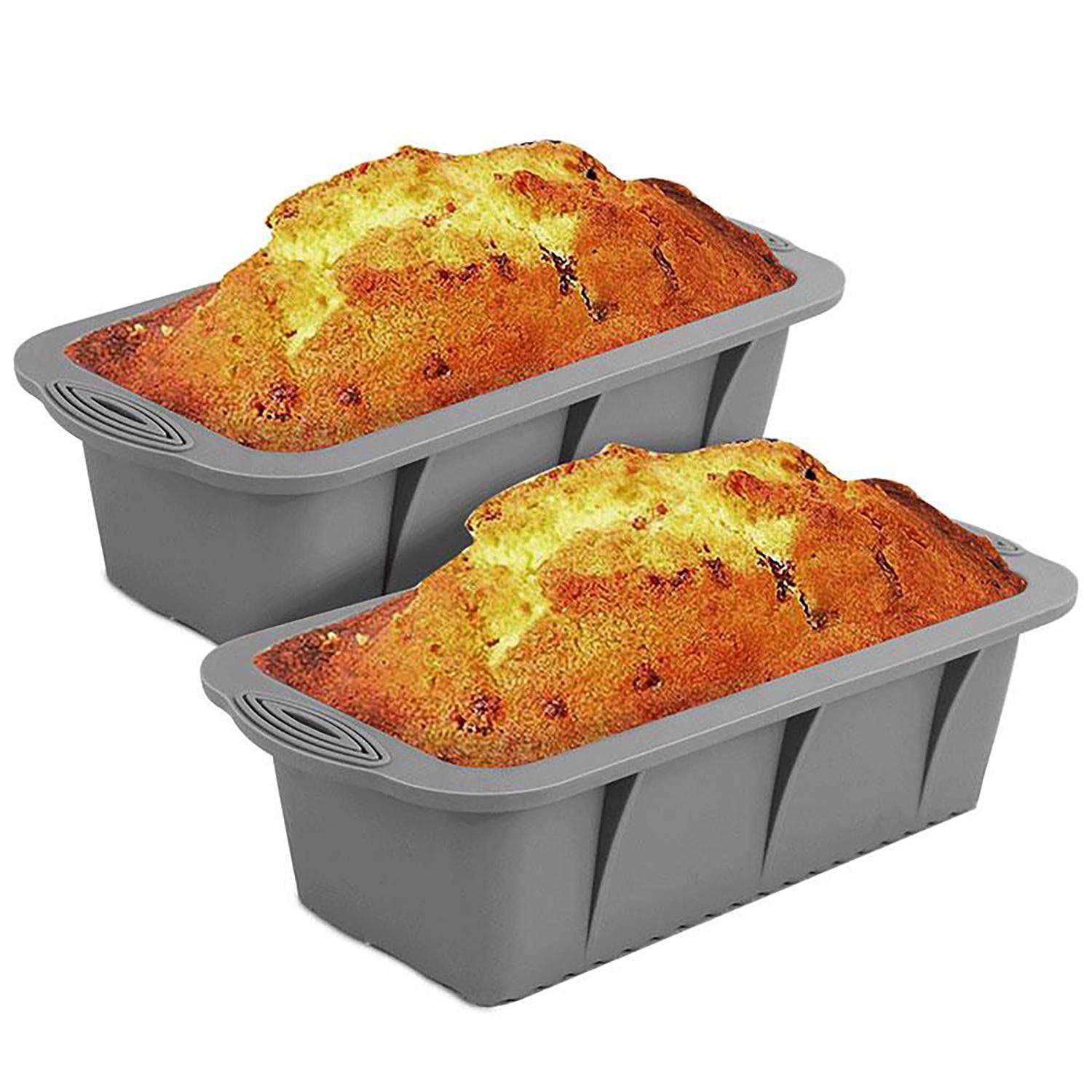 Форма для выпекания хлеба силиконовая 25х11,5х6 см Розовый (84854) - фото 6