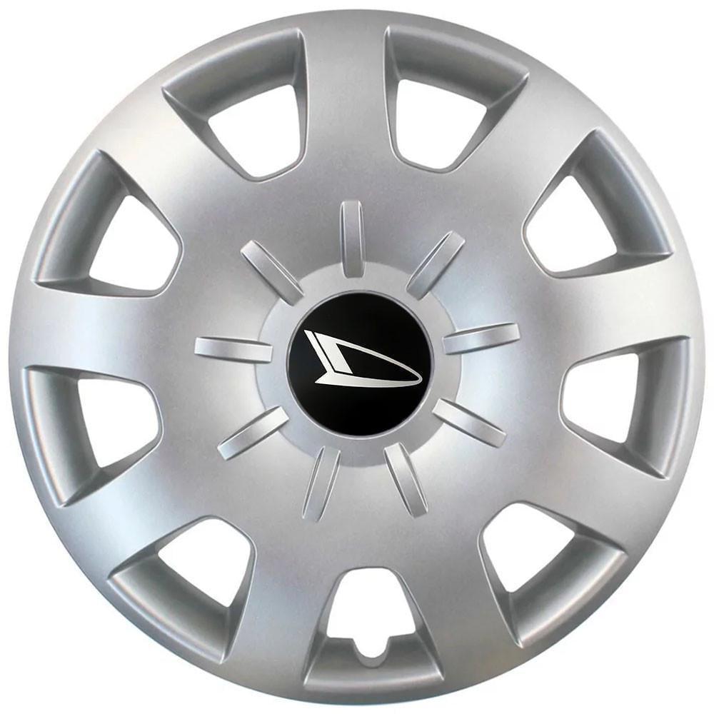 Ковпаки SJS 314 з логотипом Daihatsu R15 4 шт. Срібний (2654555366)